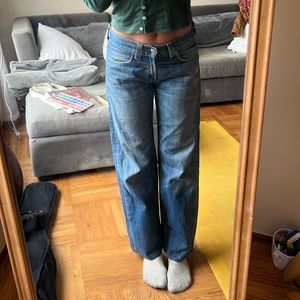 Vintage Levi’s - Lowrise Wide Bootcut Boyfriend - Bought in Paris